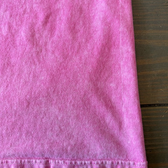 Nirvana Hot Pink Smiley Face Graphic Band Tee, Unisex Size Medium Pre-owned - Picture 14 of 16